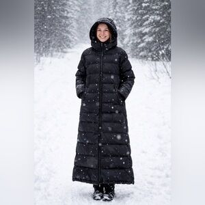 Joe Fresh Women's Black Puffer Coat